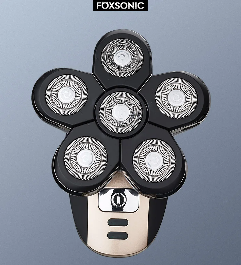 FOKOS 2021 Новая беспроводная аккумуляторная бритва для мужчин с плавающими