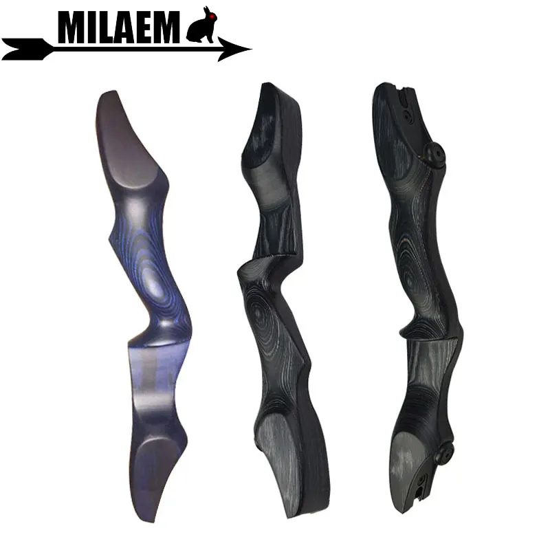 17 дюймов стрельба из лука ILF изогнутый лук стояк на вынос длинный Деревянный