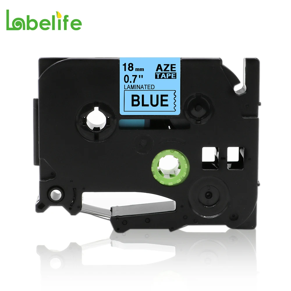 Labelife 1 шт. TZ-541 TZe-541 черный на голубом совместимый с Brother P-Touch Ламинированный Tze Tz