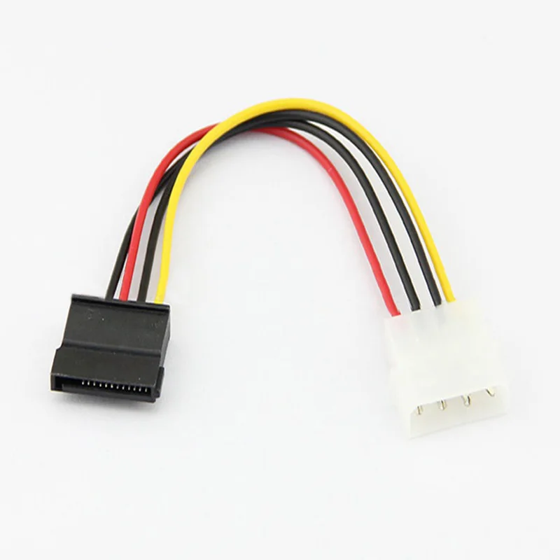 3 шт. адаптер питания 4 pin на SATA 15 см кабель 1x4 1x15 / разъем LFX ING| |