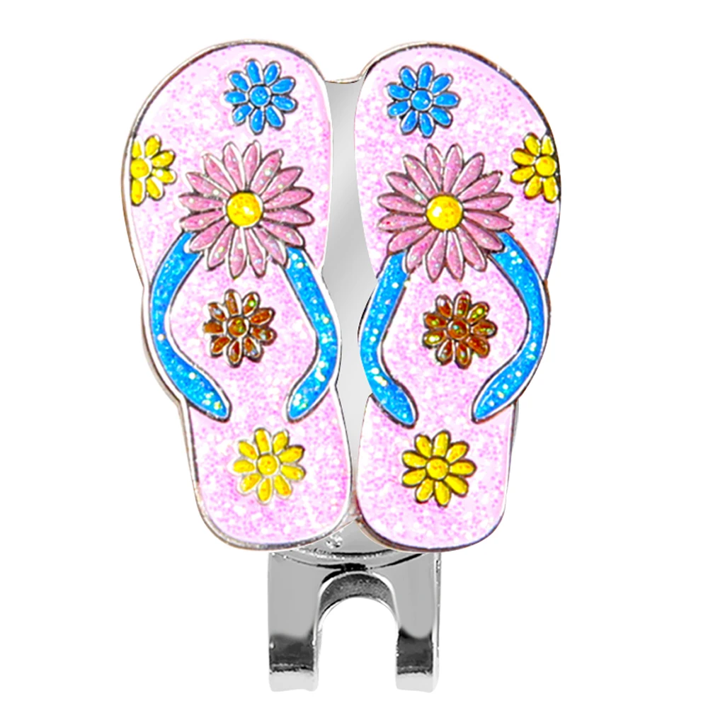 Зажим для шляпы гольфа со съемным магнитным маркером мяча украшение ремня