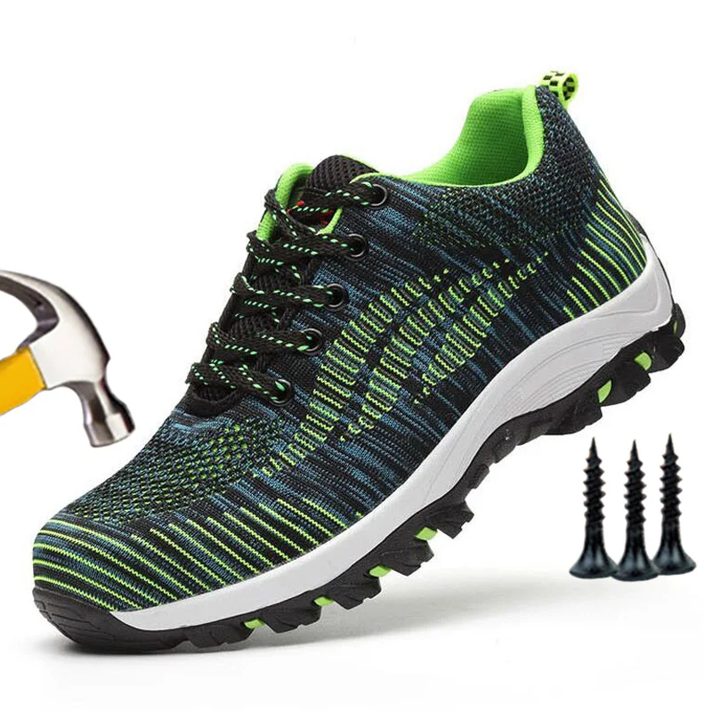 Хорошие рабочие защитные ботинки мужские дышащая рабочая обувь с защитой от