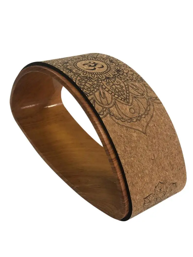 

Yoga Wheel Bent Back Stretch Natural Cork Yoga Wheel Cork Solid Fitness Wheel Pilates Ring Sturdy Wheel Yoga Training Yoga Wheel