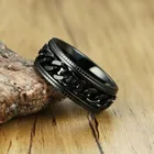 Мужское и женское кольцо LETAPI, из нержавеющей стали, вращающееся на высоте качественный Спиннер
