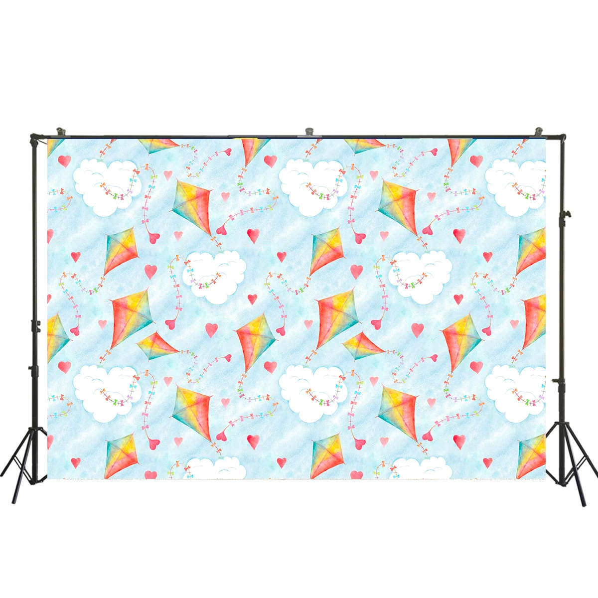Фон для фотосъемки Красочные воздушные змеи рисунок фон новорожденных детей