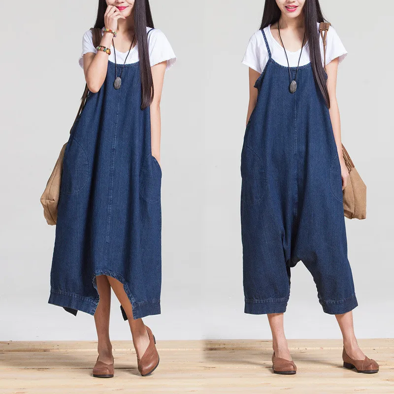 Loose Maternity Jeans Pant Pregnant Women Trousers Rompers Casual Pregnant Overalls Jumpsuit Pregnancy Clothing Plus Size