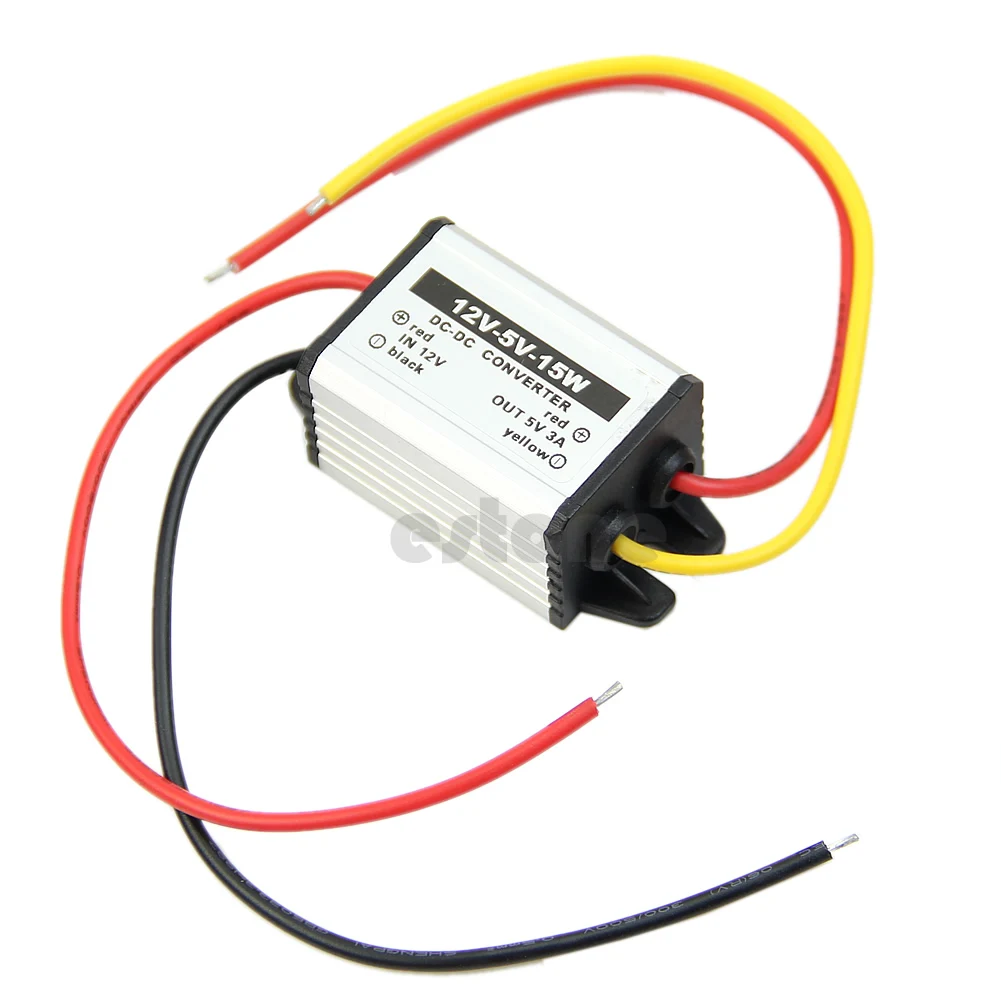 

DC to DC Converter 12V to 3/3.3/3.7/5/6/9V upply Power Module Waterproof