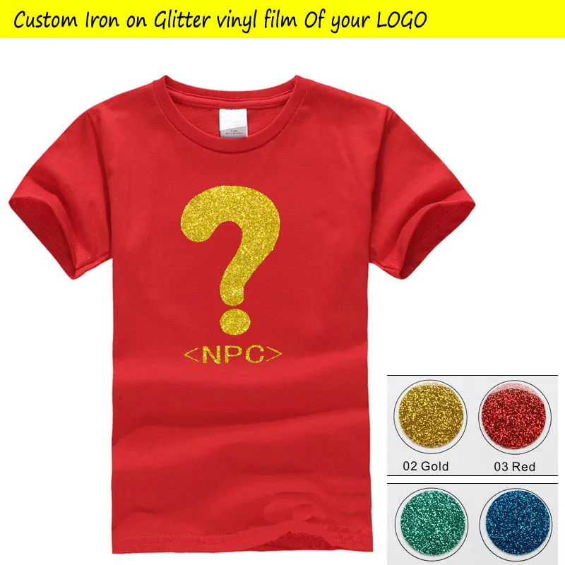 Блестящие Золотые этикетки GIitter ron On виниловые термопереводные Гладильные