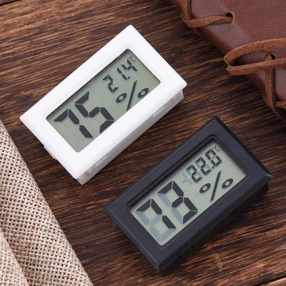 1pcs Mini Digital LCD Indoor Convenient Temperature Sensor Humidity Meter Thermometer Hygrometer Portable Gauge | Безопасность и