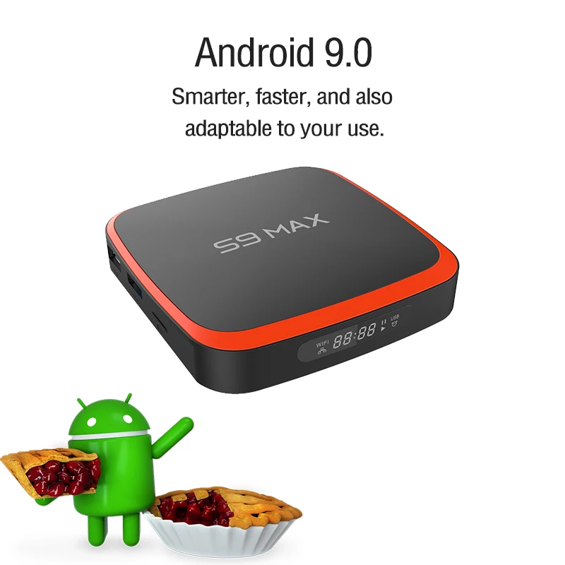 Приставка Смарт ТВ Andoid 9 0 Amlogic S905X3 медиаплеер 4K 3D 2 4G/5 8G Wifi Google 4 Гб 64 Youtube