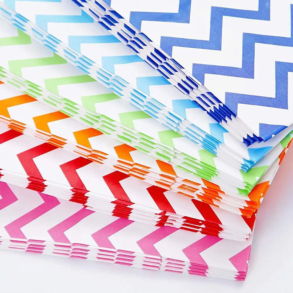 

Gift, Wedding And Party Favor, 30 Pieces Paper Party Bags Ripple Kraft Bag Candy Bags With Handle For Birthday, 6 Colors