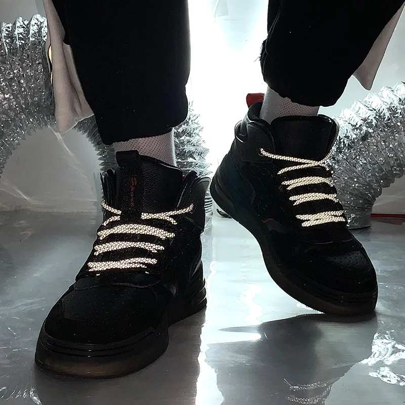 

Men's shoes 2020 new winter trend high top shoes versatile sports and leisure medium top board shoes fashionable shoes