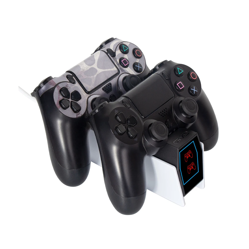 Подставка для зарядки геймпада PS4 Slim Pro игровая консоль на два места подставка
