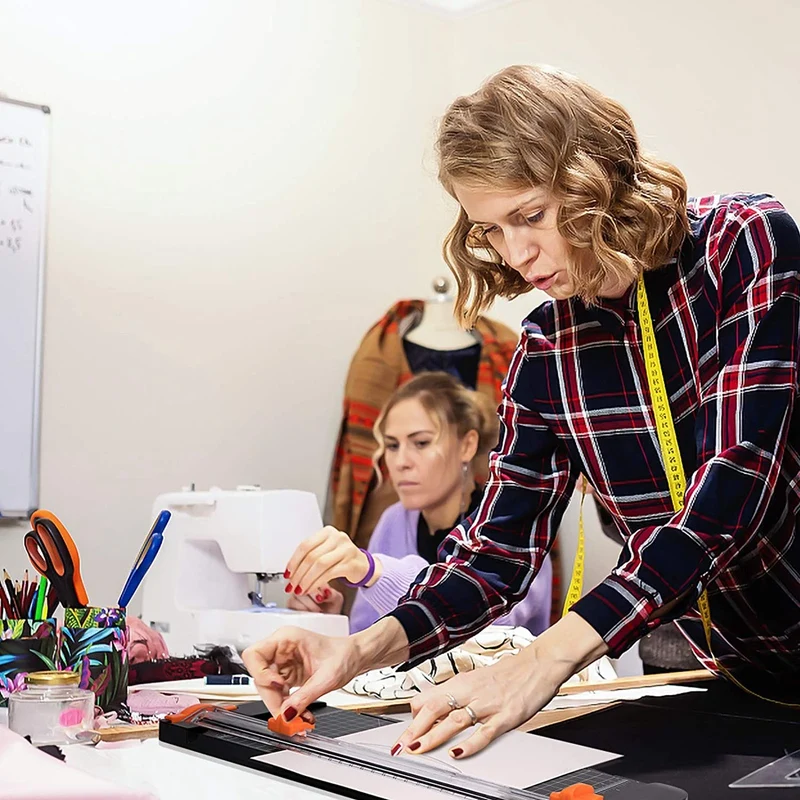 

A4 Paper Cutter with Automatic Security Safeguard 12 Inch Paper Trimmer Scrapbooking for Cutting Card Stock