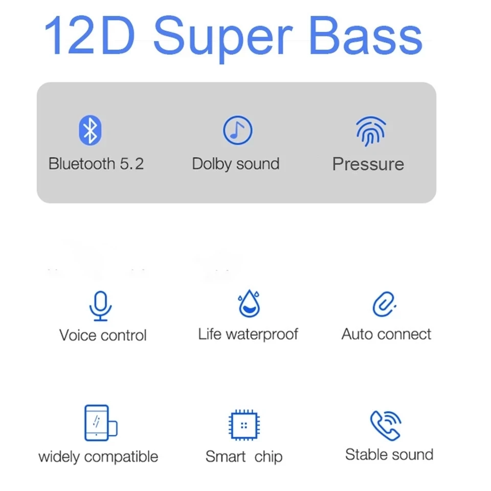 superpods v6 5 hybrid anc wireles earphone active noise cancel 12d super bass earbuds hey siri spatial audio bes chip pk 1562a free global shipping