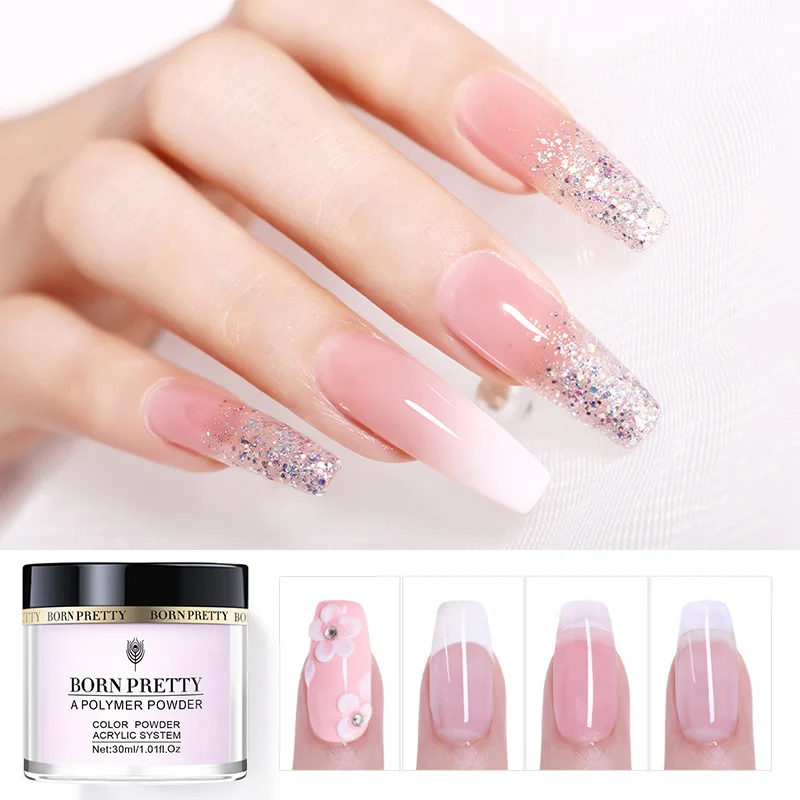 30 мл акриловая пудра BORN PRETTY резьба по ногтям полимерный наконечник для