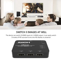 1080p video adapter 3 port 4k 2k 3x1 hdmi compatible switcher 3 in 1 out office caring computer supplies for dvd pc laptop