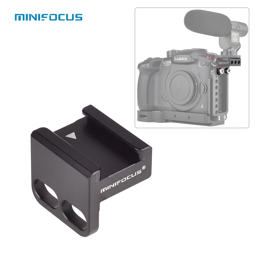 MINIFOCUS 90 градусов Холодный башмак адаптер для камеры/верхняя пластина/L кронштейн