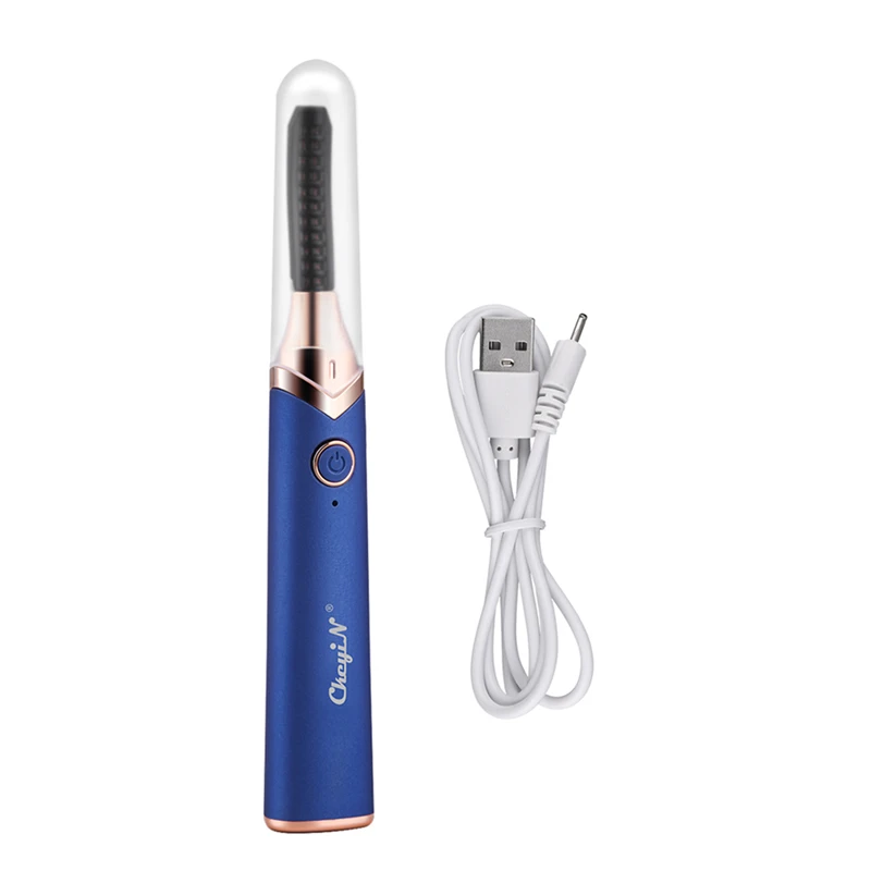 

CkeyiN Portable Electric Eyelash Curler Heated Makeup Eye Lashes Curler Long Lasting eye Cosmetic Tool USB Charging