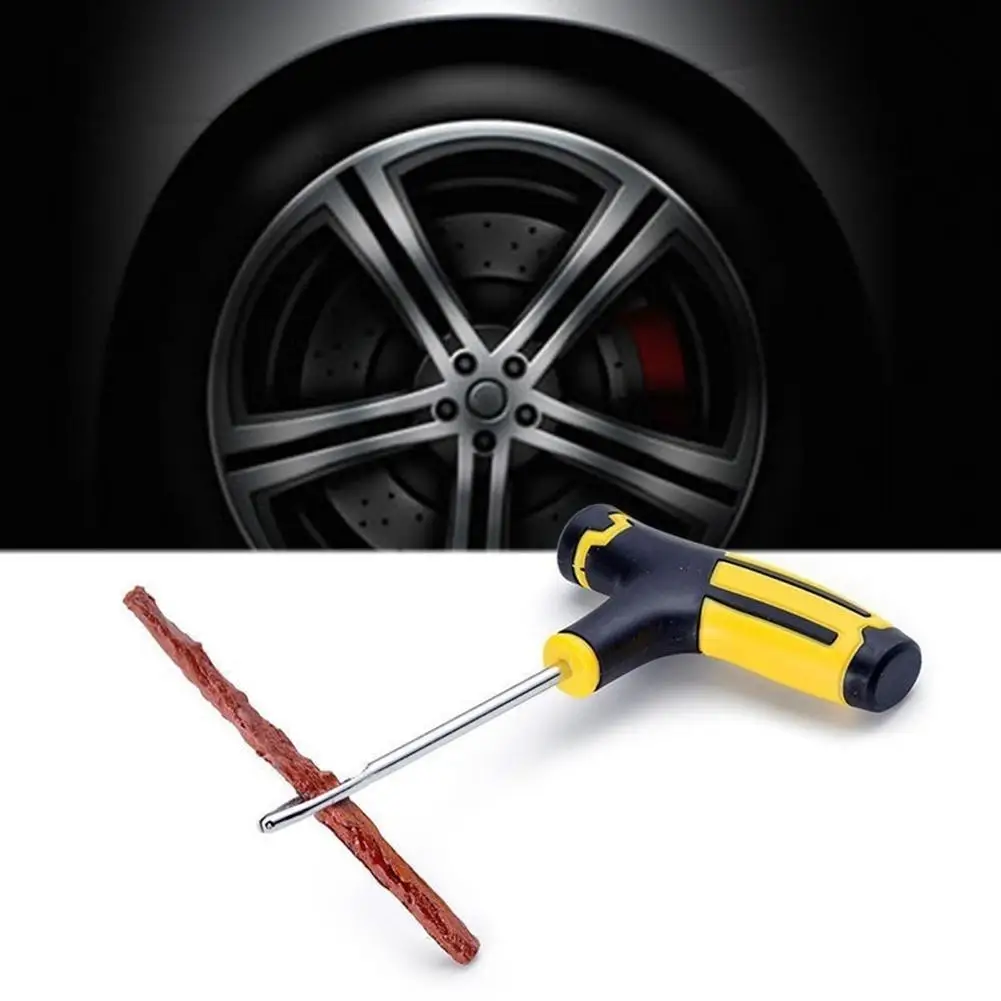 

50% HOT SALES!!! 8Pcs Car Vehicle Tubeless Tire Plug Tyre Puncture Repair Kit Needle Patch Tool