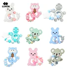 Силиконовая подставка для зубов в виде черепахи, жевательная игрушка для кормления, не содержит Бисфенол А