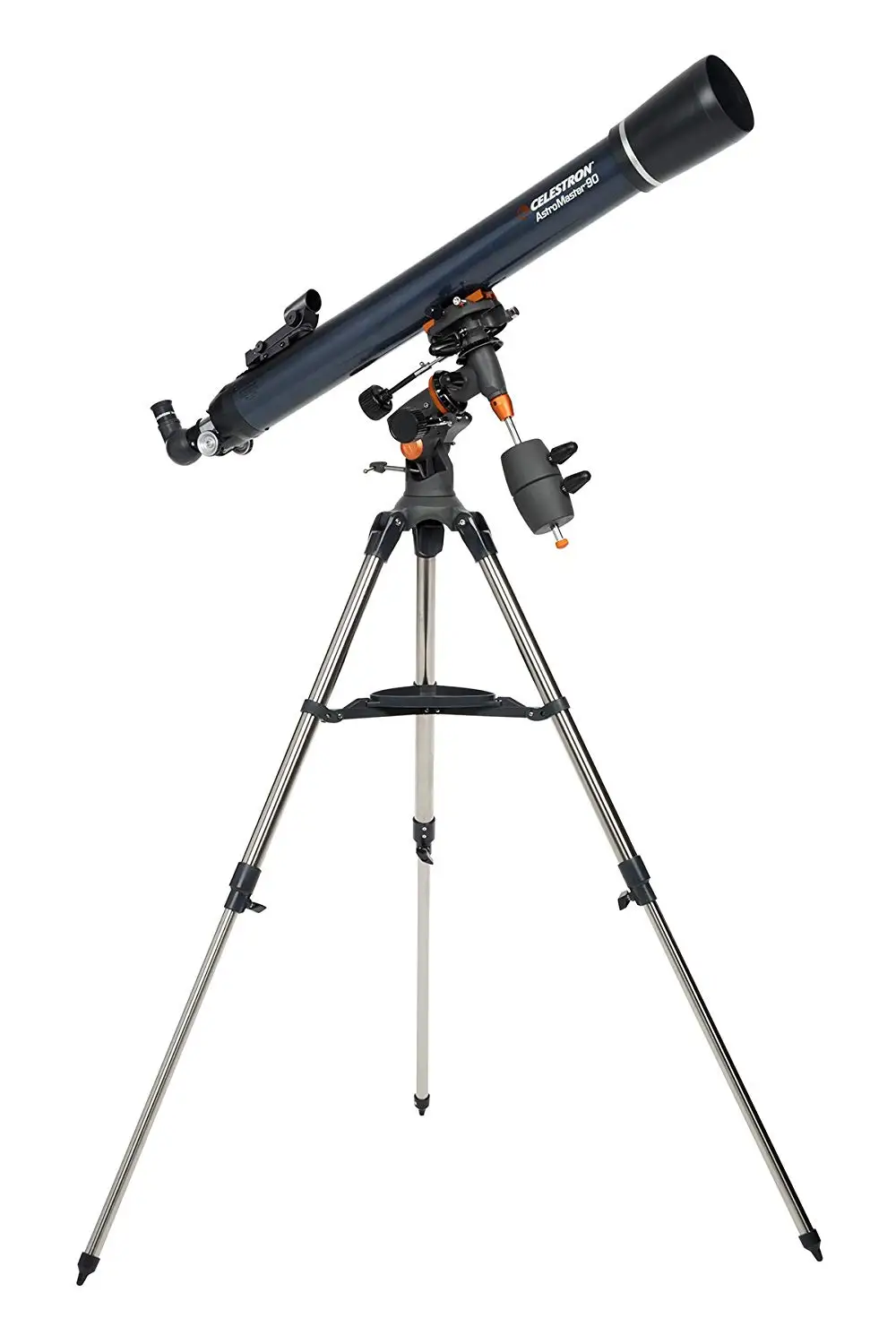 Celestron AstroMaster 90EQ 90 мм F/11 рефракторный астрономический телескоп штатив с