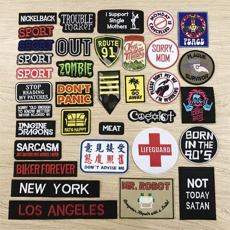 Новое поступление 10 шт. вышитые патчи железные на горном хрустале Джинсы Пальто