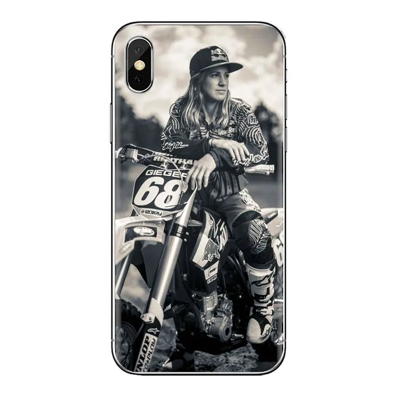 For Xiaomi Mi4 Mi5 Mi5S Mi6 Mi A1 A2 5X 6X 8 9 Lite SE Pro Max Mix 2 3 2S Mobile Phone Cover motocross girl riders motorcycle |