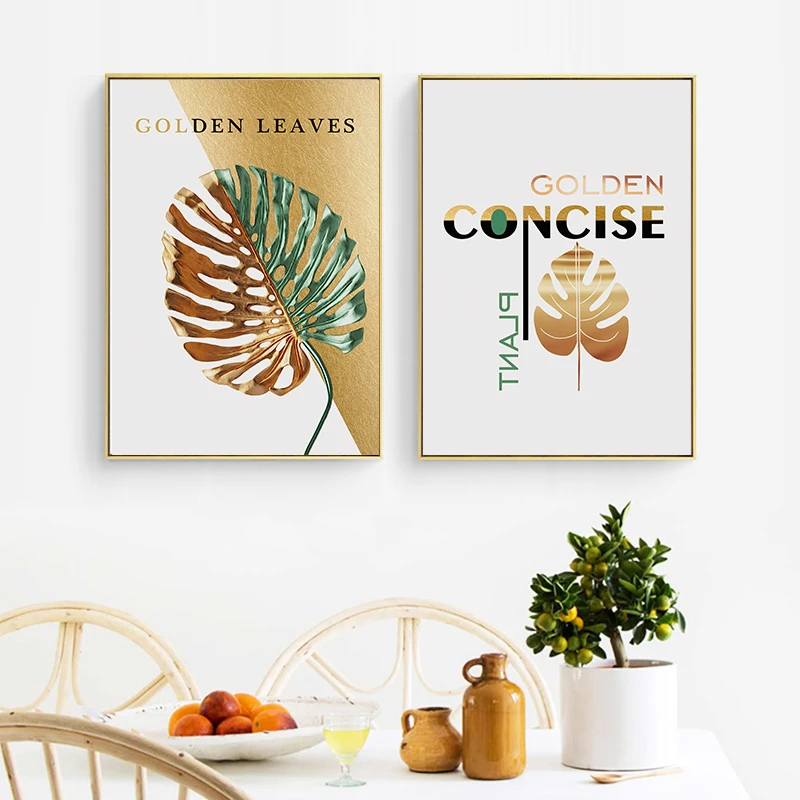 Картина маслом в современном стиле постеры на холсте с изображением золотого