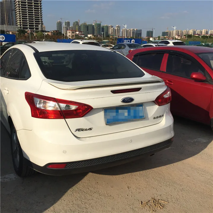 Спойлер для Ford Focus высокое качество ABS материал заднее крыло автомобиля Праймер