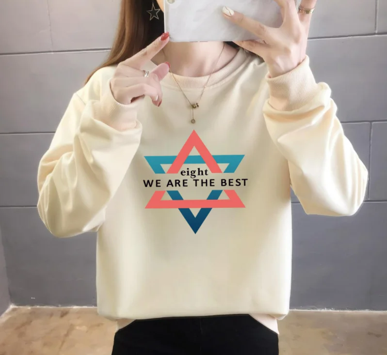 

Women Streetwear Oversized long-sleeved hooded Harajuku clothes sweatshirt top Letter printing sweatshirt