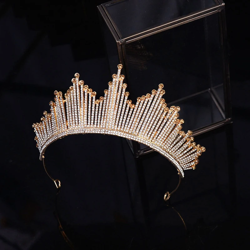 Женская диадема с кристаллами свадебная для невесты | Украшения и аксессуары