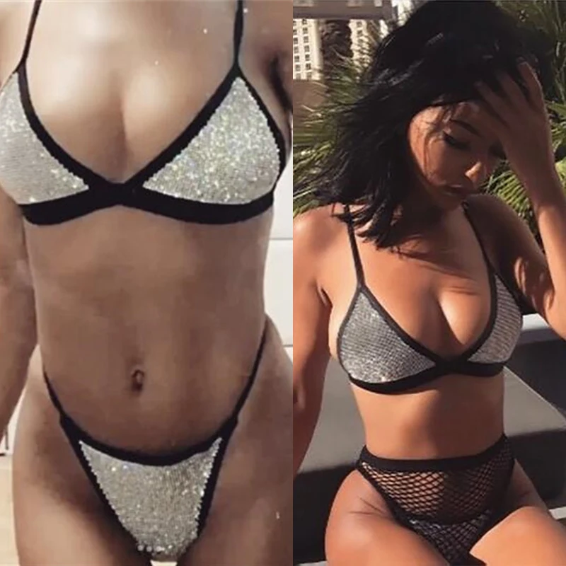 

Распродажа, женский сексуальный летний цельный сетчатый купальник с высокой талией, женский купальник бикини, пляжная одежда, комплект из д...