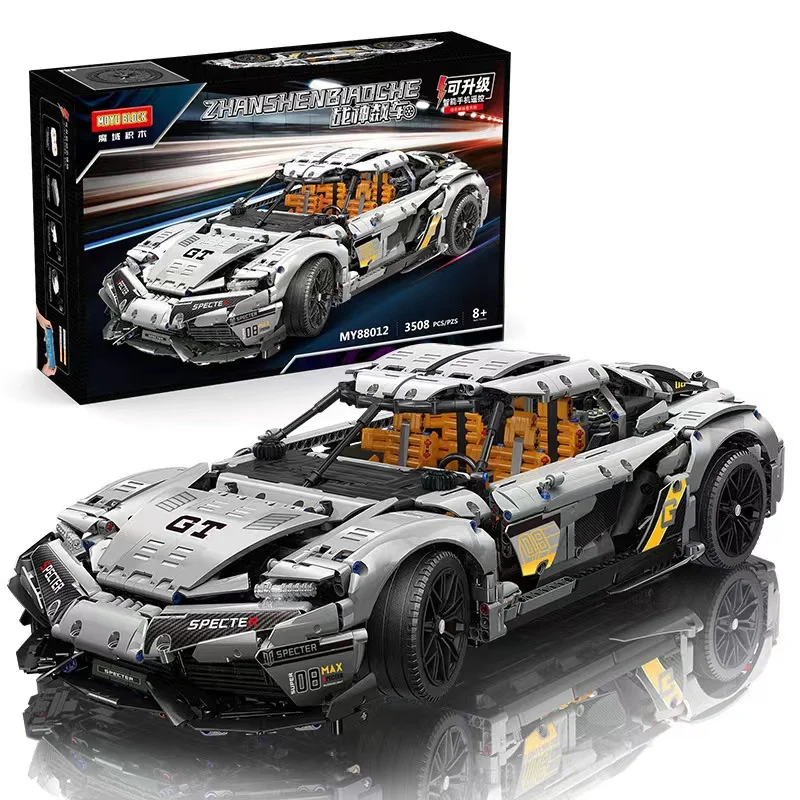 

MY88012 3508pcs Koenigseggs GEMARE Sport Racing Car High-Tech Building Blocks Bricks Educational DIY Toys Kids Birthday Gifts