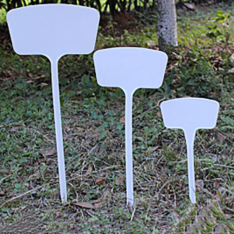 

10PCS Red White Blue Yellow Plastic Garden Flower Labels Plant Marker Planting Shrub Sign Classification Tools 27*11*6cm