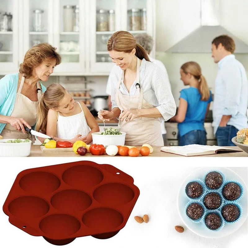 

1 PC Chocolade Sphere Mold Half Ball Mold Halfrond Vorm Siliconen Chocolade Cake Mousse Dessert Bakken Gebak Bakvormen