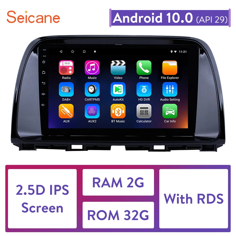 Seicane 9 дюймов 2din Android 0 автомобильное радио стерео GPS навигация головное устройство
