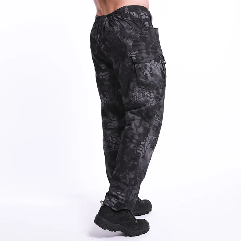 Брюки-карго IX9 мужские хлопковые армейские городские тактические штаны спецназа