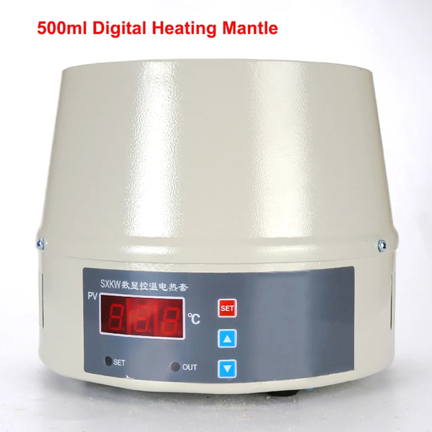 

500ml SXKW Thermostat Digital Laboratory Heating Mantle Lab Electrical Heating Mantle 0~380â„ƒ Temperature adjustment 300W 220V