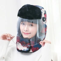 winter cycling warm hat cycling full cover hat cycling windproof pullover cap warm hat one piece hooded ear protection hat