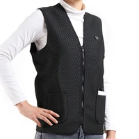 heated vest jacket usb winter electric heated sleeveless jacket outdoor fishing hunting waistcoat hiking vest new