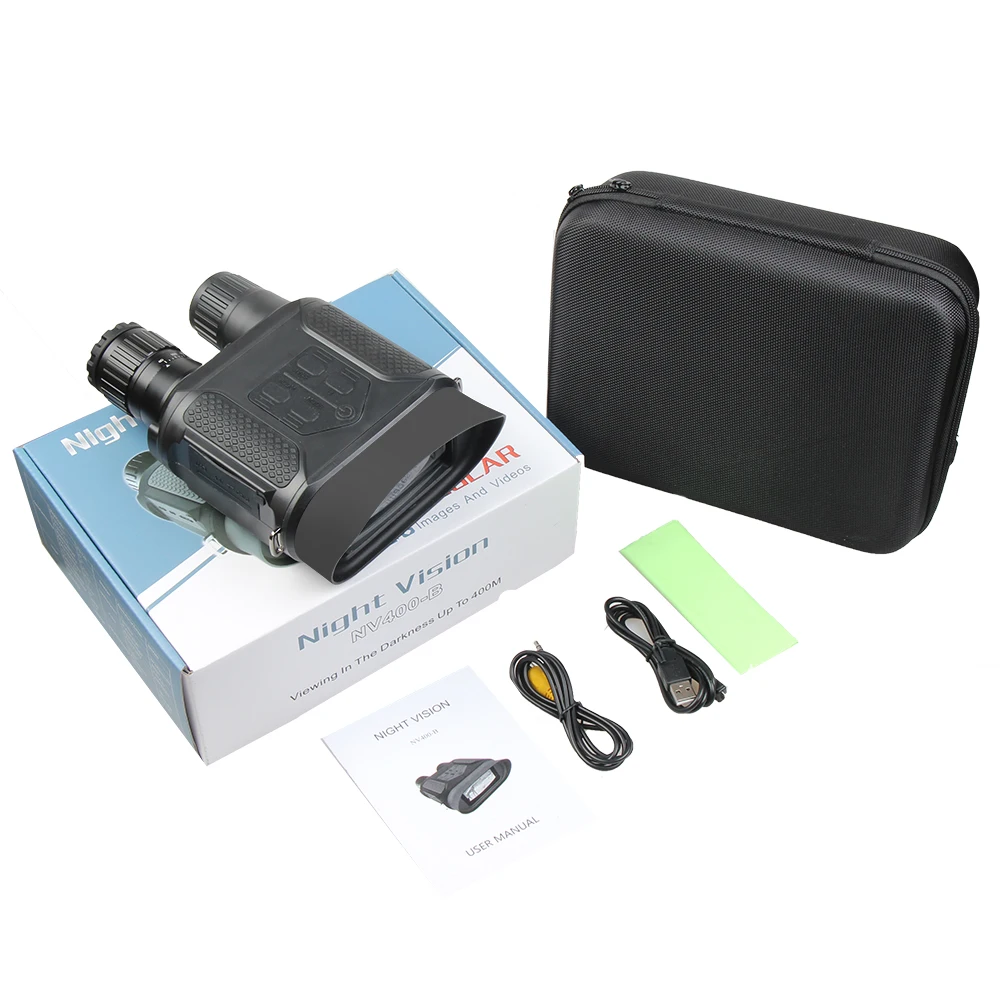 

NV400-B Hunting HD Digital Night Vision 3.5 X31 (MAX 7x) Zoom Binoculars IR Camera For Hunting