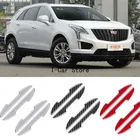 Наклейки из углеродного волокна для боковой двери автомобиля, для Cadillac CT4, CT5, CTS, XT4, XT5, XT6, XTS, ATS
