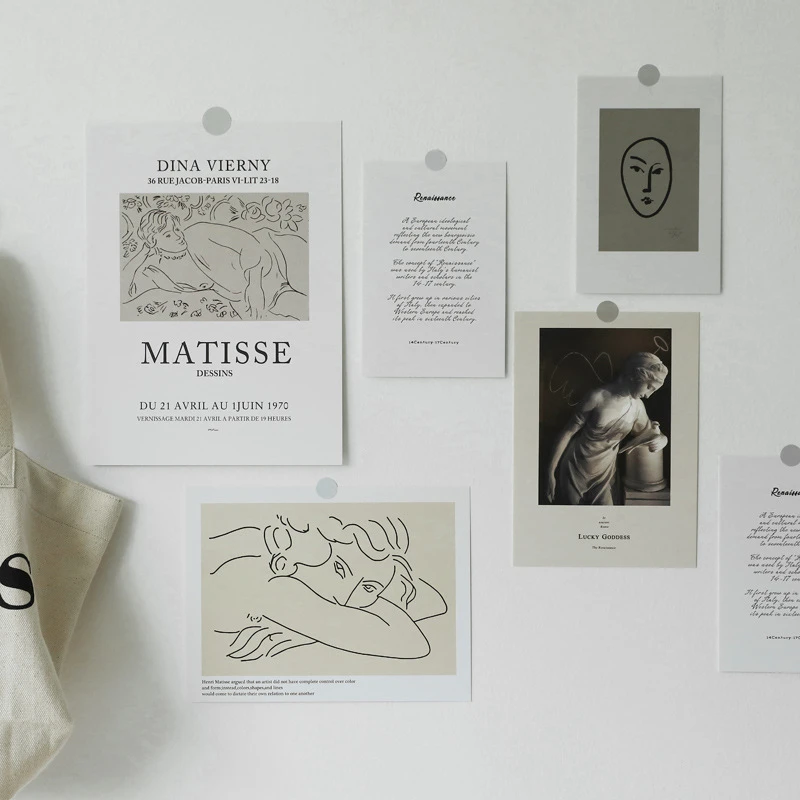 

Открытки для декора MMZBHA, набор из 5 штук