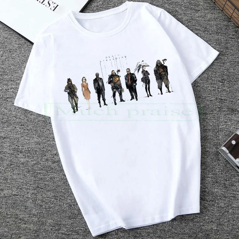Мужская черная футболка с логотипом Death Stranding Kojima размер S M L XL 2XL 3XL | одежда