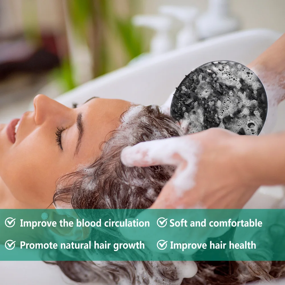 

6pcs Hair Scalp Brush Cleansing Brush Hair Shower Brush Hair Brush