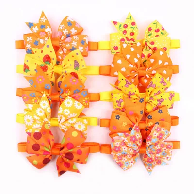 for autumn 20 шт. аксессуары для собак на Хэллоуин, для домашних животных, кошек, собак, с бантом, милые, для домашних собак, вечерние, праздничные товары для ухода, Рождественский галстук-бабочка для собак - Цвет: for autumn