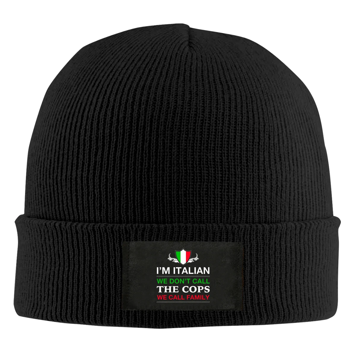 

I'm Italian Beanie Hats For Men Women With Designs Winter Slouchy Knit Skull Cap