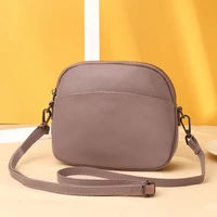 leather bags womens bags shell bags first layer cowhide one shoulder messenger bag
