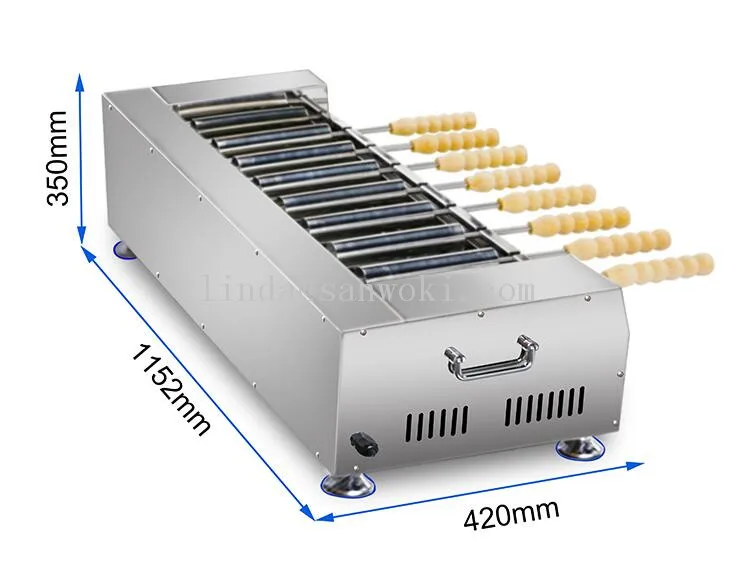 Электрическая традиционная дымовая машина для выпечки тортов жаропрочная 16